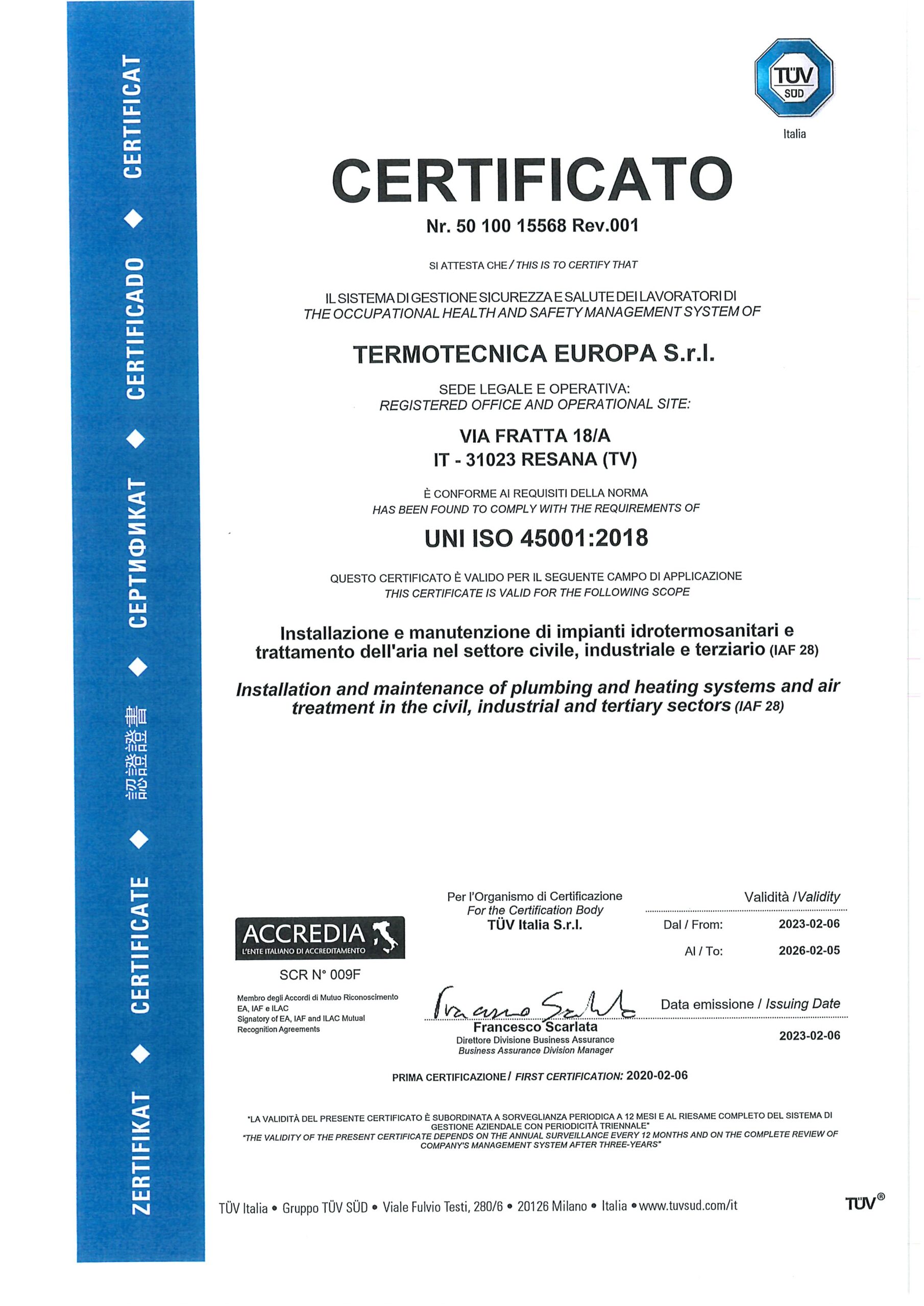 ISO 45001 2018